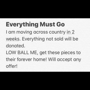 EVERYTHING MUST GO